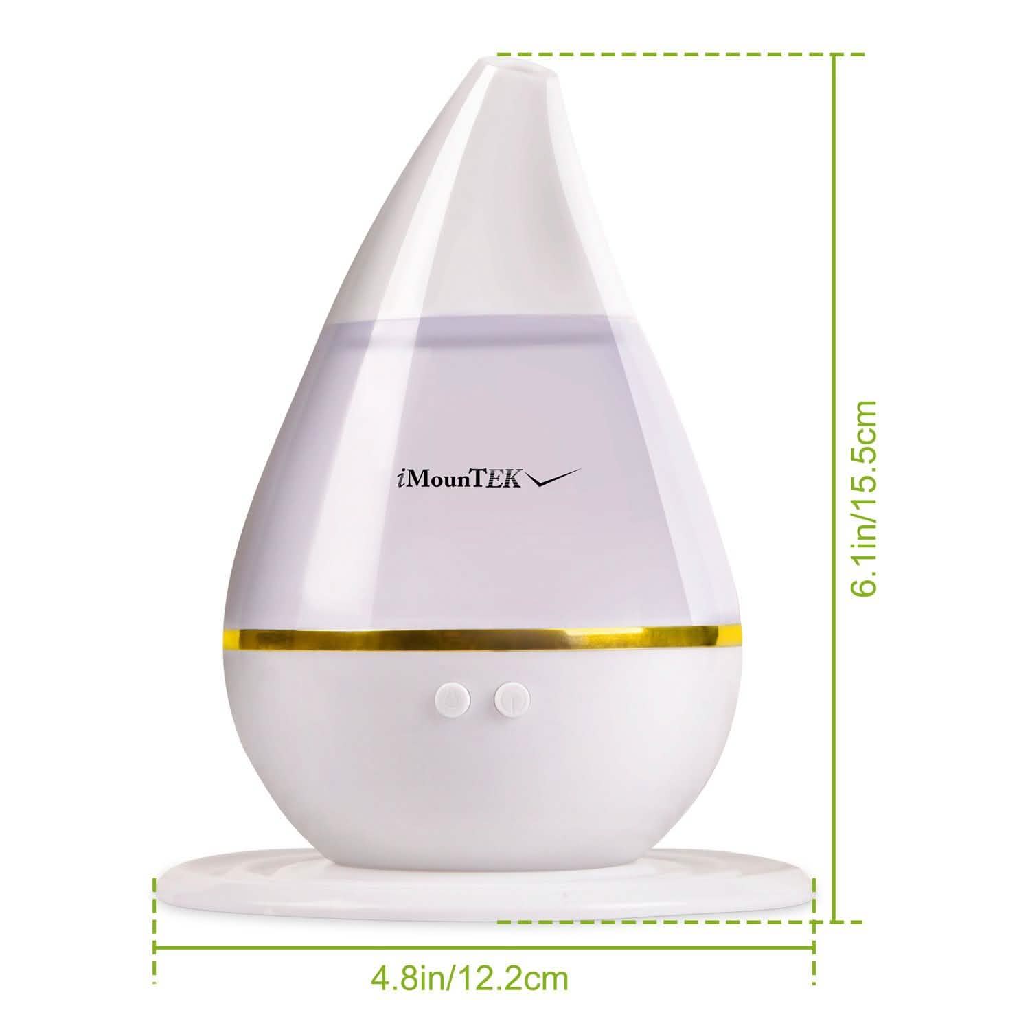 250 ML Cool Mist Humidifier with 7 Color Changeable LED Lights Wellness - DailySale