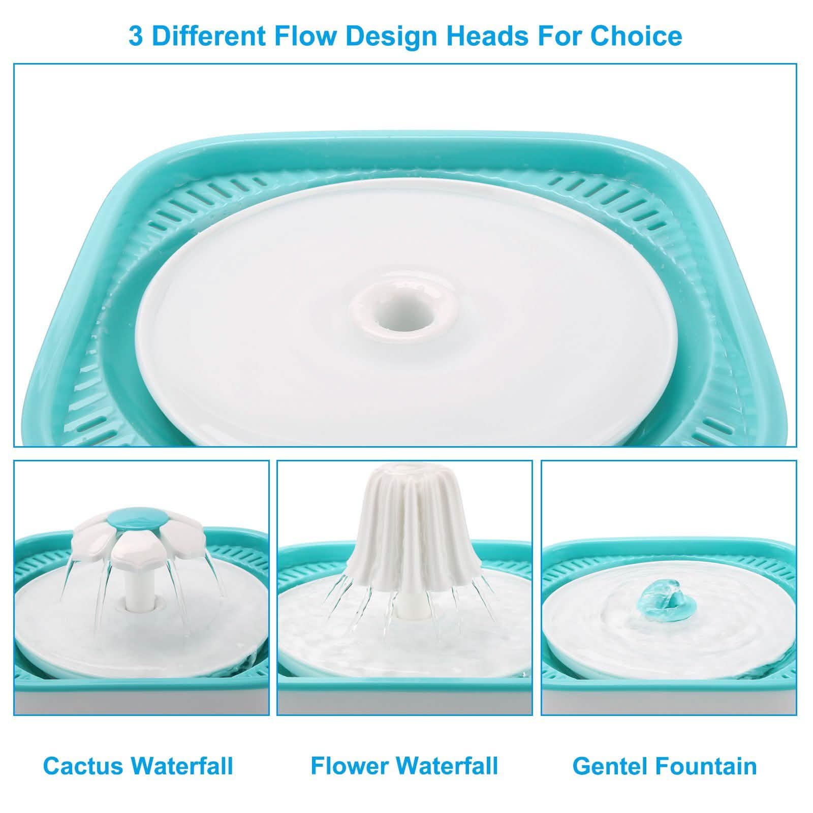 2.5L Super Quiet Cat Water Fountain Bowl Pet Drinking Dispenser Pet Supplies - DailySale