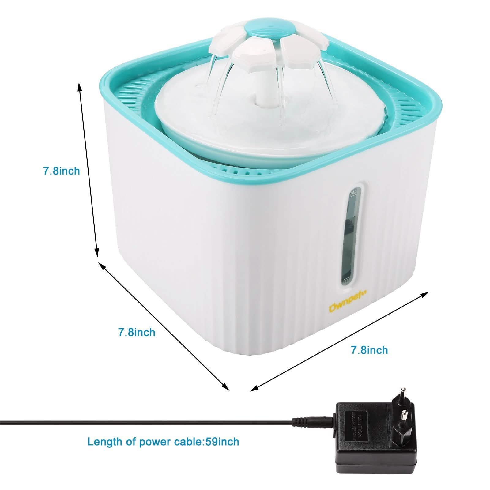 2.5L Super Quiet Cat Water Fountain Bowl Pet Drinking Dispenser Pet Supplies - DailySale