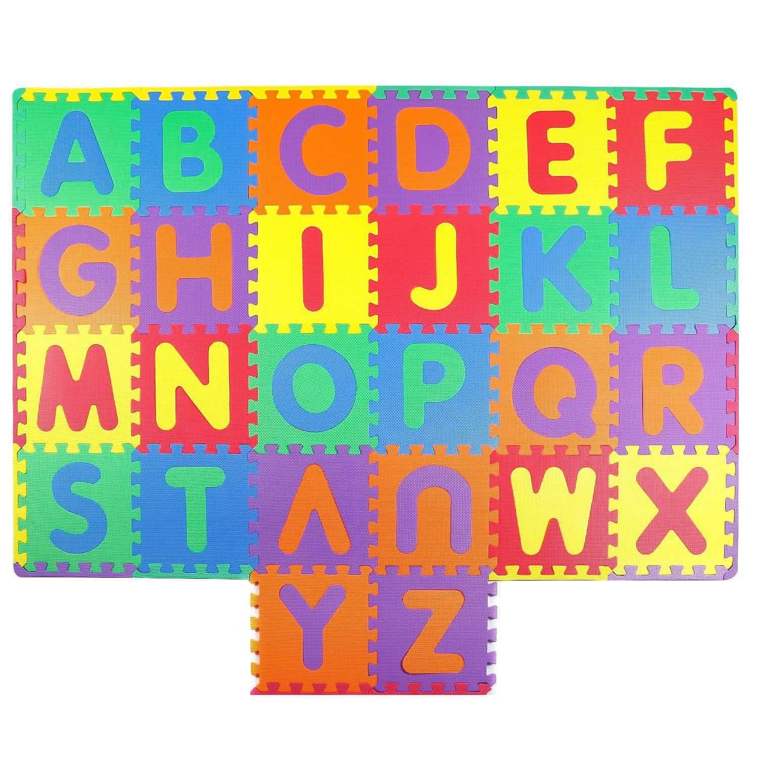 26-Piece: Kids Alphabet Play Mat For Infants Baby Toddlers Toys & Hobbies - DailySale