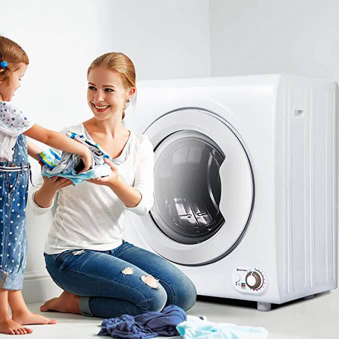 2.65 Cu. Ft. Compact Laundry Dryer Household Appliances - DailySale
