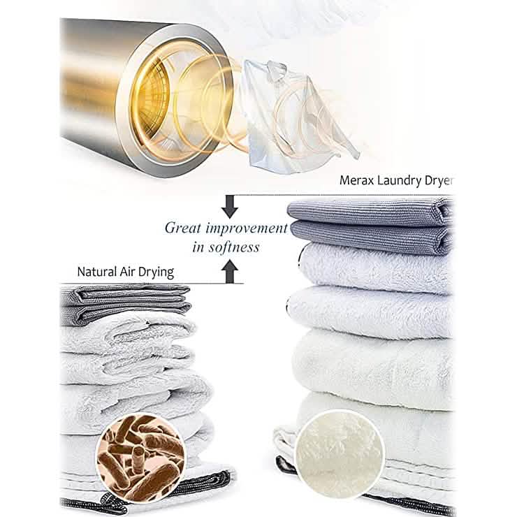 2.65 Cu. Ft. Compact Laundry Dryer Household Appliances - DailySale