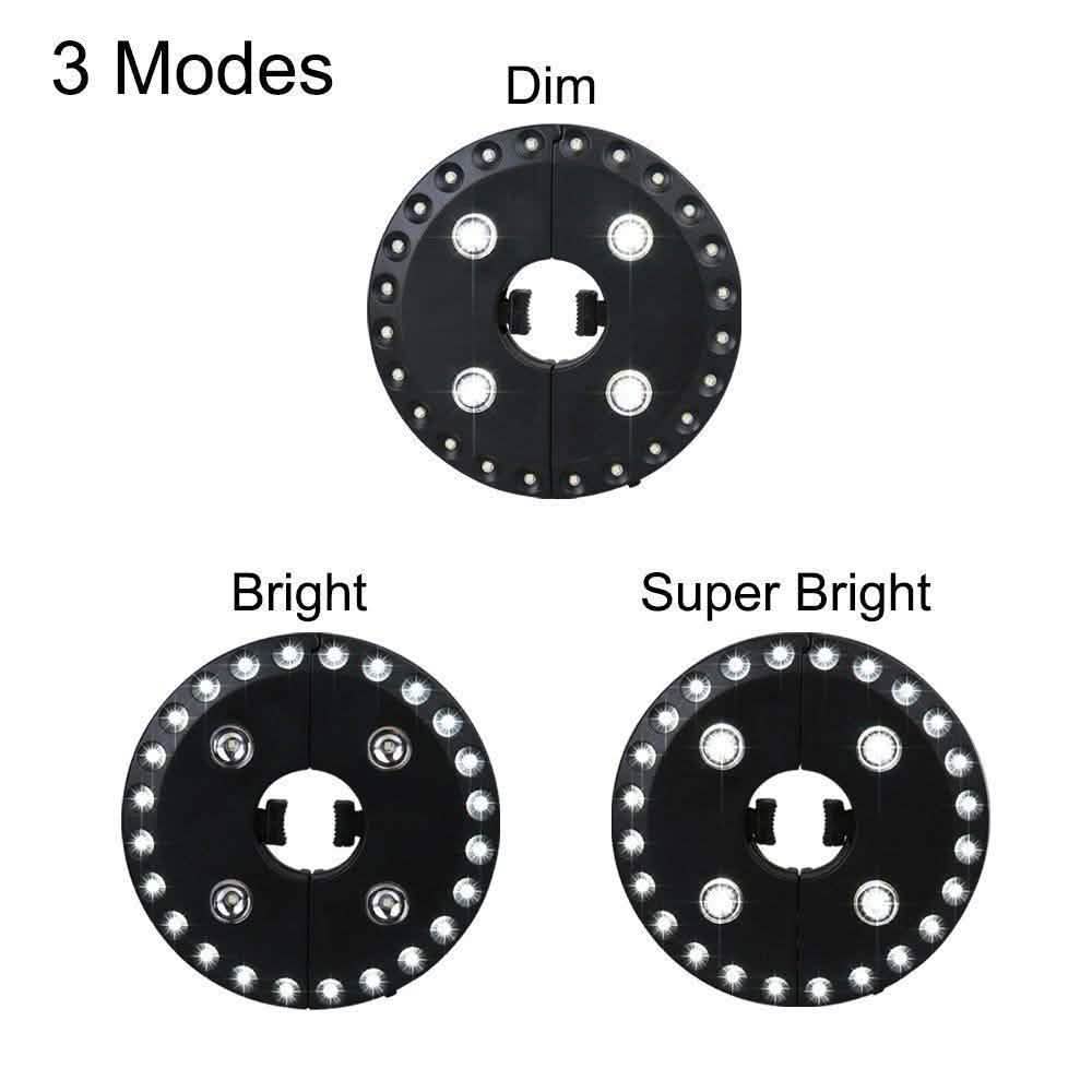 28 LED Patio Umbrella Pole Outdoor Light with Adjustable Brightness - Assorted Colors Home Lighting - DailySale