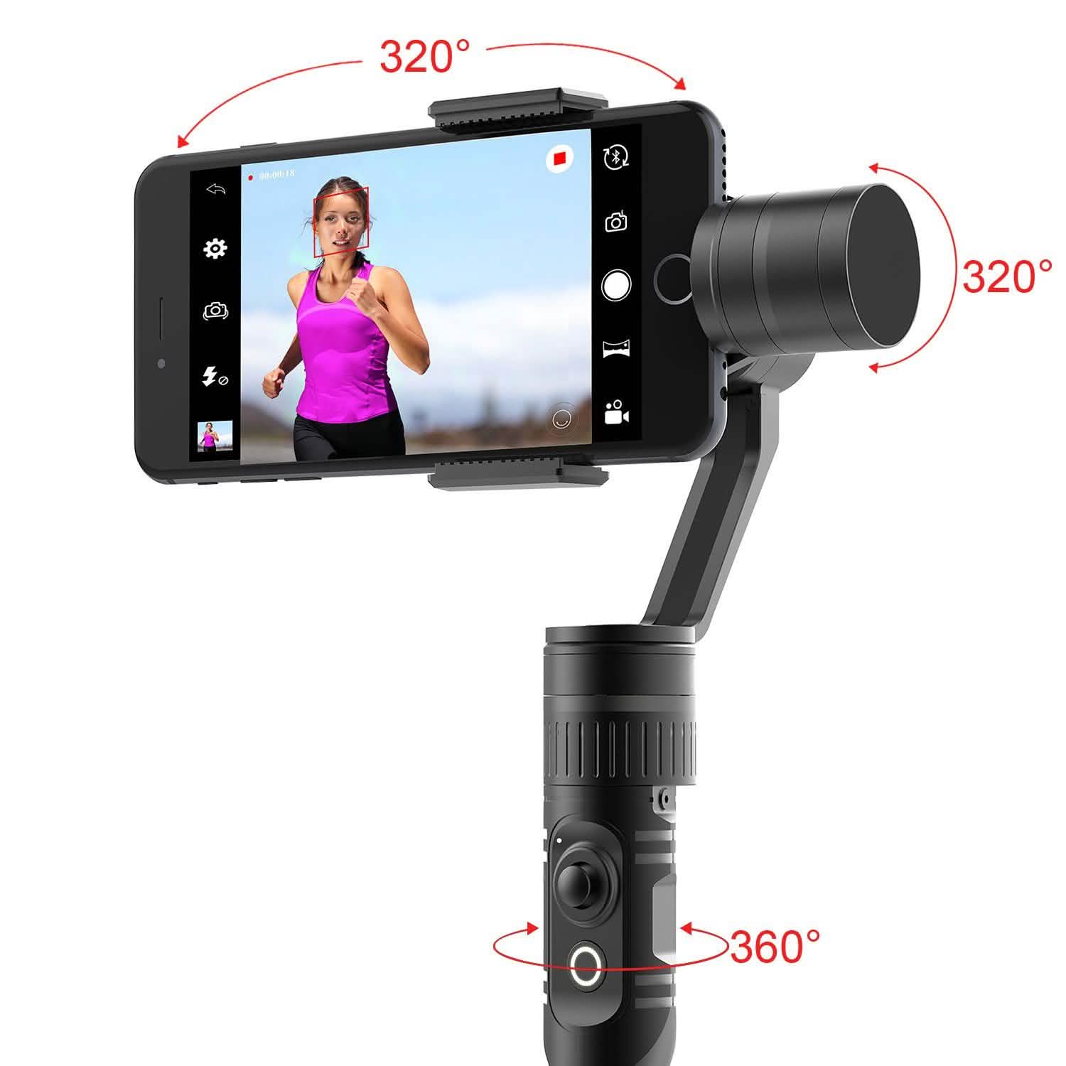 3-Axis Handheld Gimbal Stabilizer for Smartphones Mobile Accessories - DailySale