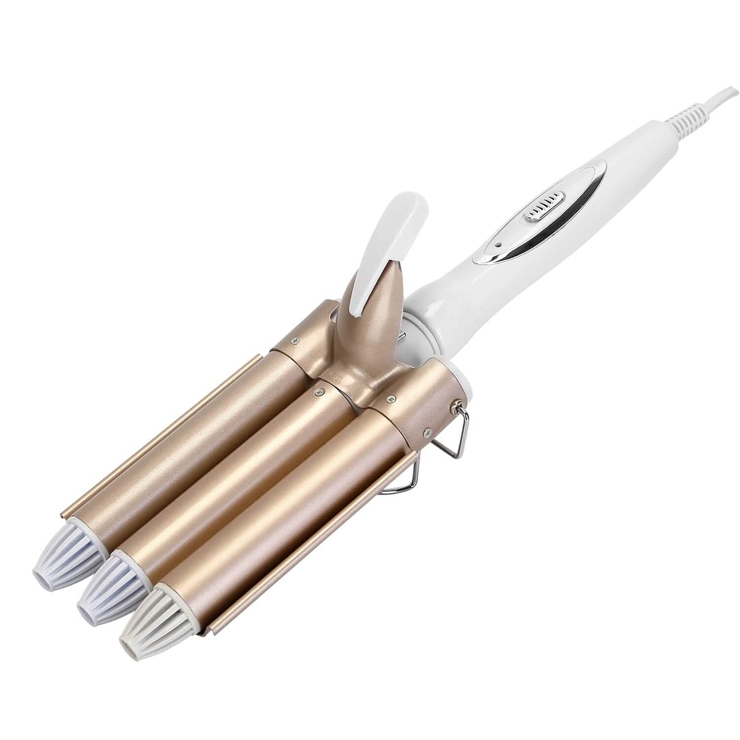3-Barrel Curling Iron Wand Electric Hair Curler 1" Triple Hair Waver Beauty & Personal Care - DailySale