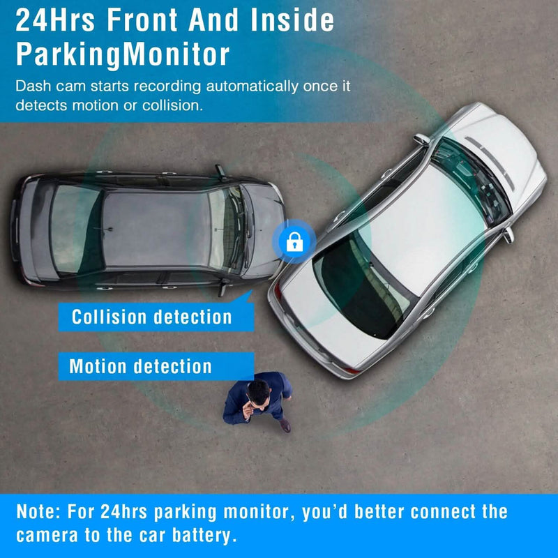 3 Channel Car DVR Dash Cam Video Recorder Cameras & Drones - DailySale
