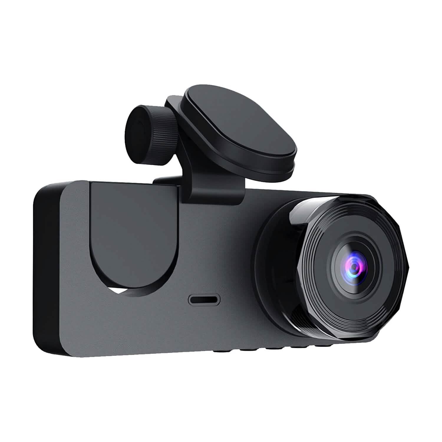 3 Channel Dash Cam Front Inside Rear Vehicle Driving Recorder Car DVR Automotive - DailySale