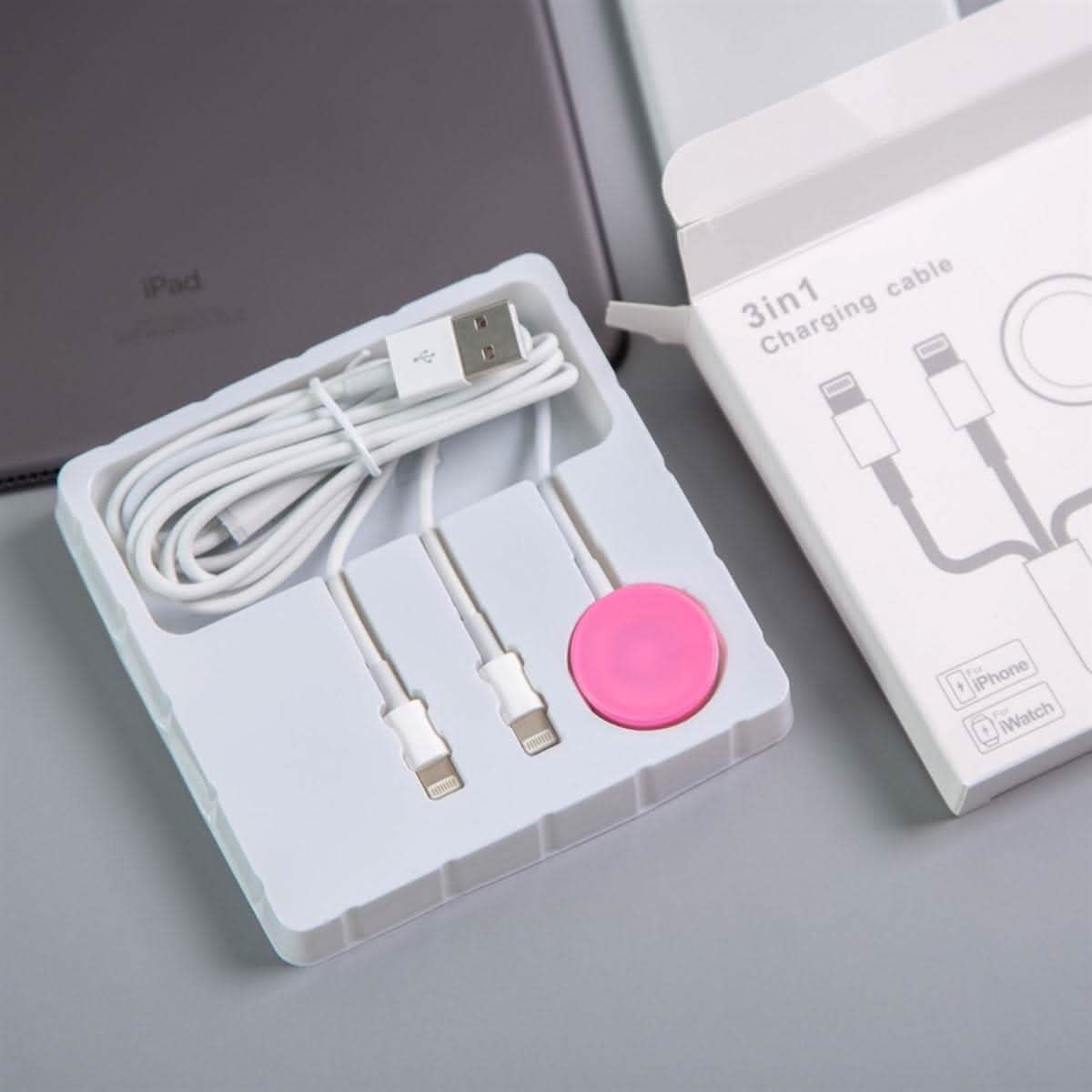 3-in-1 Apple iPhone & Watch Charger Mobile Accessories - DailySale