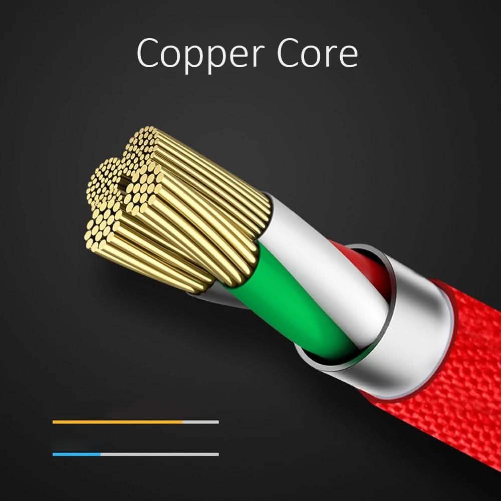 3-In-1 Charging Cable USB to Micro USB + Type C + Lightning Charging Cable Fast Charging Mobile Accessories - DailySale