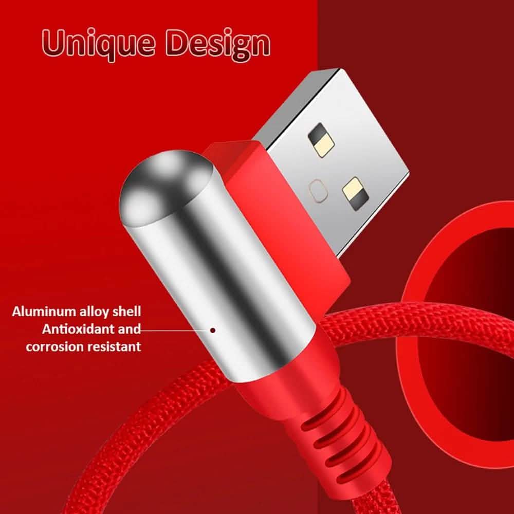 3-In-1 Charging Cable USB to Micro USB + Type C + Lightning Charging Cable Fast Charging Mobile Accessories - DailySale