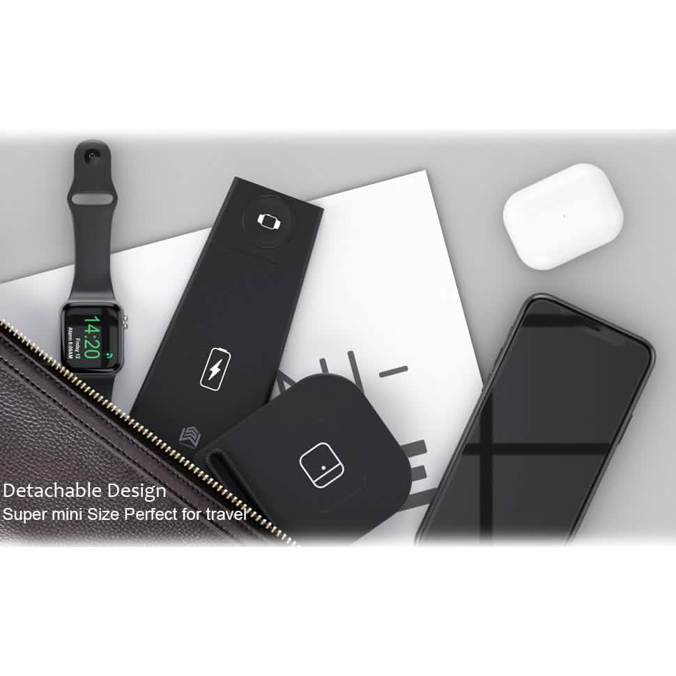 3-in-1 Foldable Fast Wireless Charging Stand Mobile Accessories - DailySale
