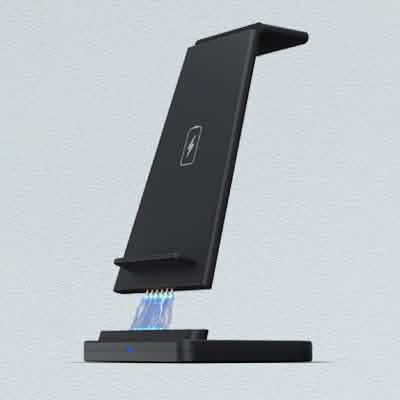 3-in-1 Foldable Fast Wireless Charging Stand Mobile Accessories - DailySale