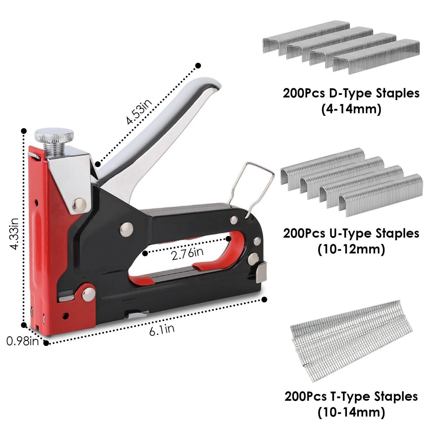 3-in-1 Heavy Duty Manual Nail Stapler Kit Art & Craft Supplies - DailySale