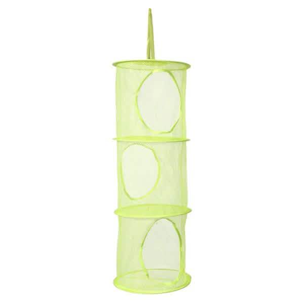 3-Layer Shelf Hanging Storage Net Closet & Storage Green - DailySale
