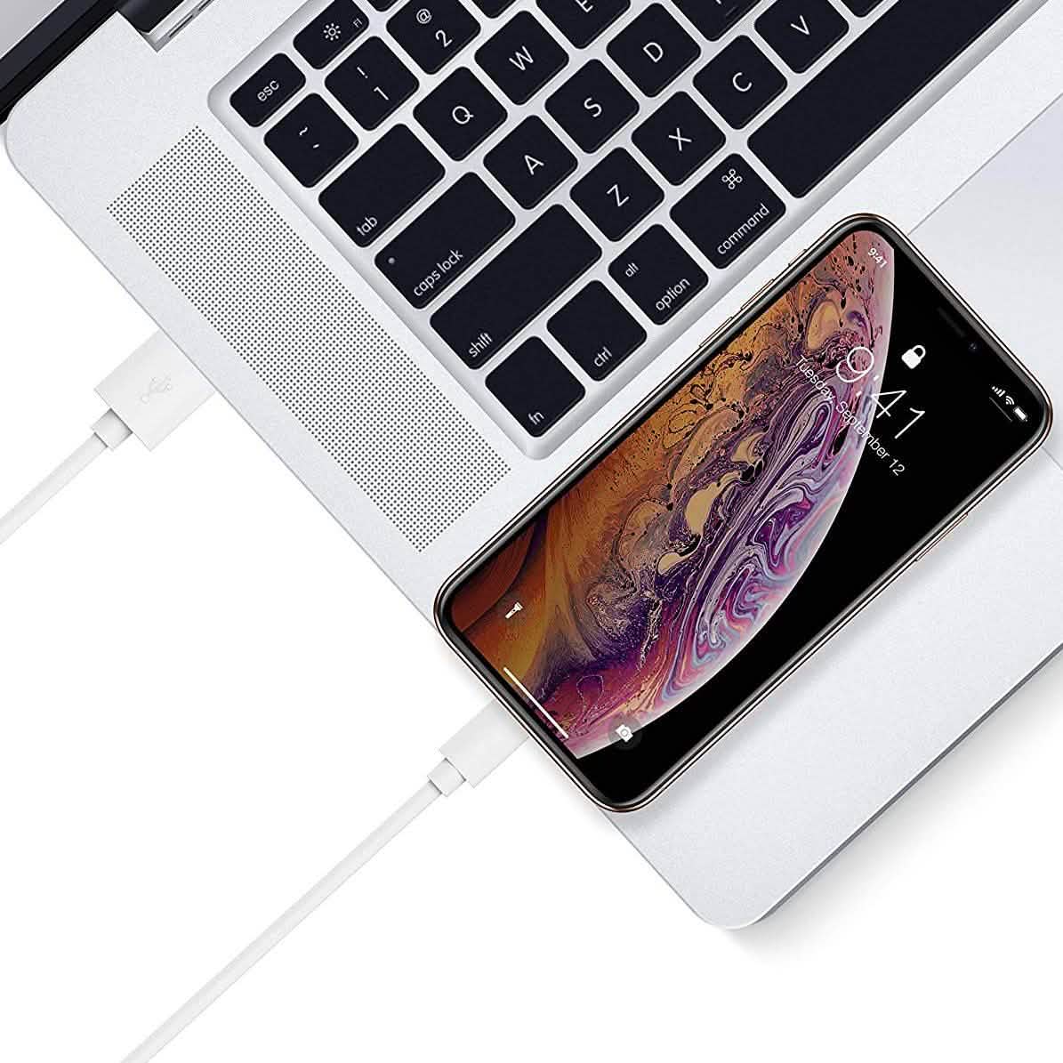 3-Pack: 10ft Apple-Certified Lightning Cable Mobile Accessories - DailySale