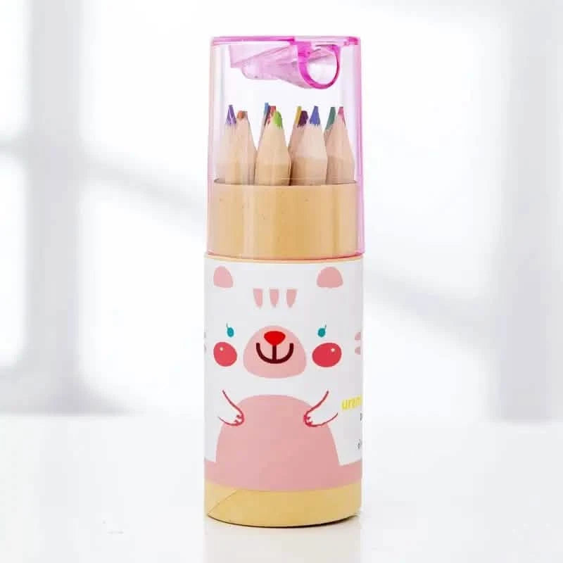 3-Pack: 12-Color Cute Pencils Creative Stationery Cute Bear Arts & Crafts - DailySale