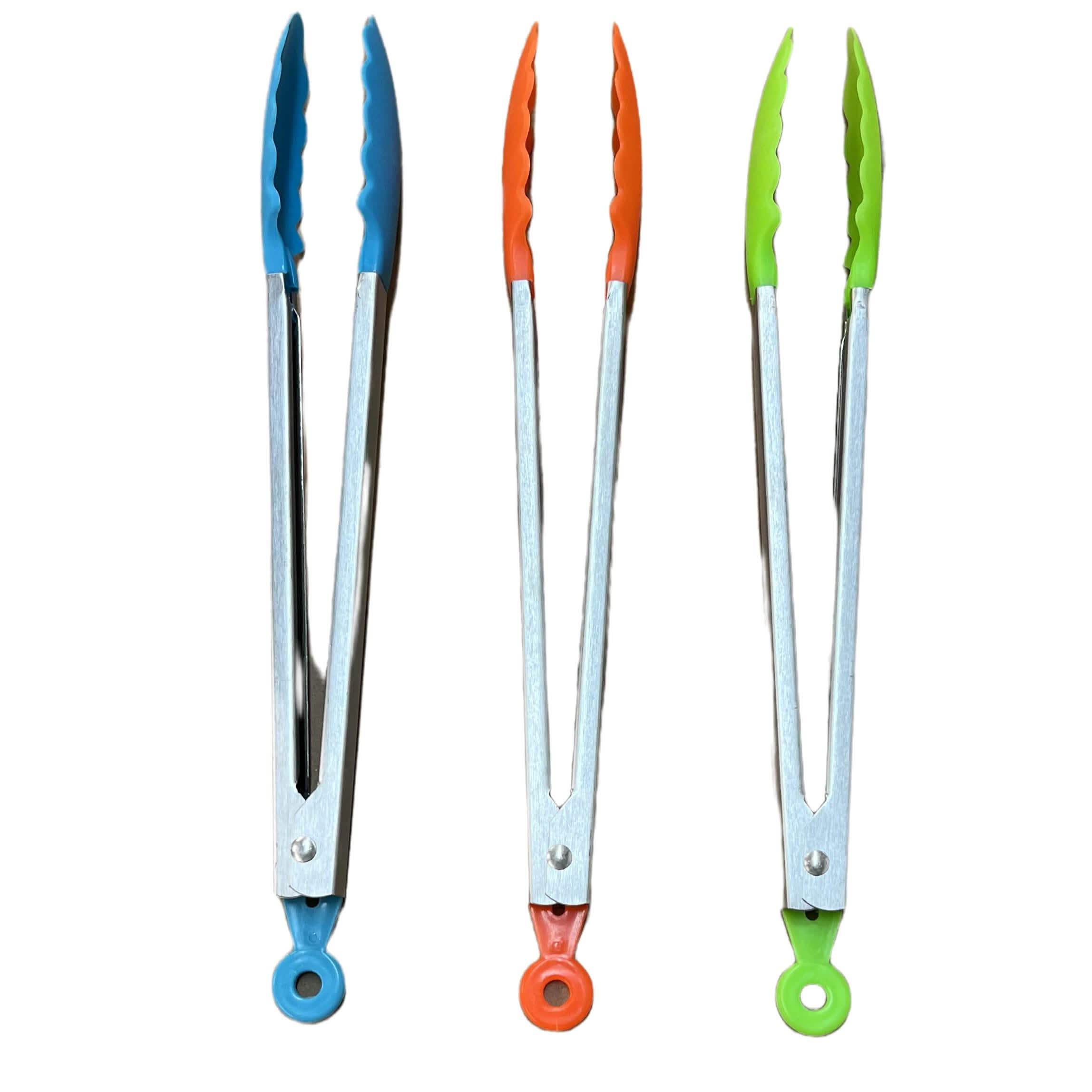 3-Pack: 14-Inch Stainless Steels Tongs Kitchen Tools & Gadgets - DailySale