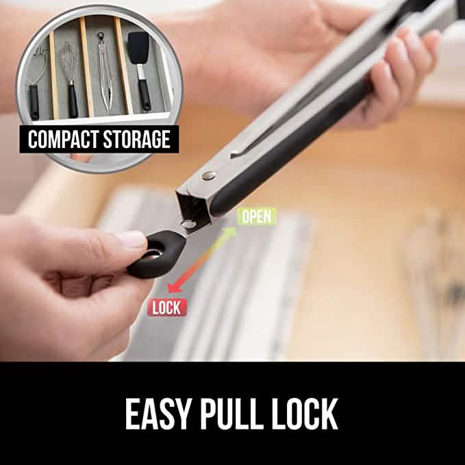 3-Pack: 14-Inch Stainless Steels Tongs Kitchen Tools & Gadgets - DailySale