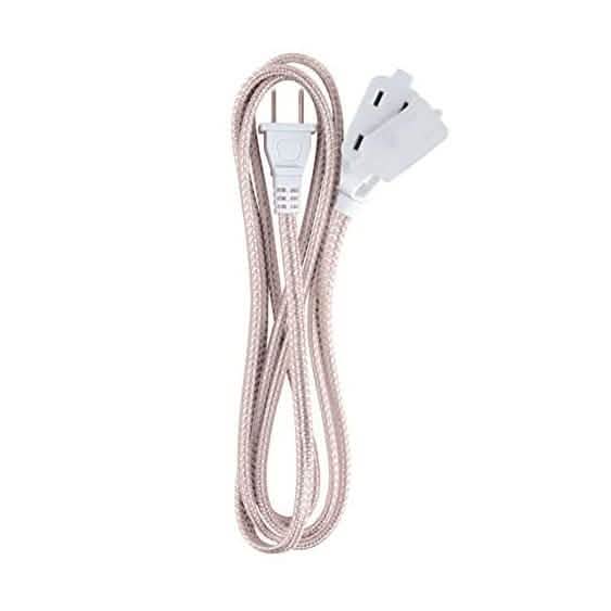 3-Pack: 6" Ativa Braided AC Extension Cord Gadgets & Accessories - DailySale