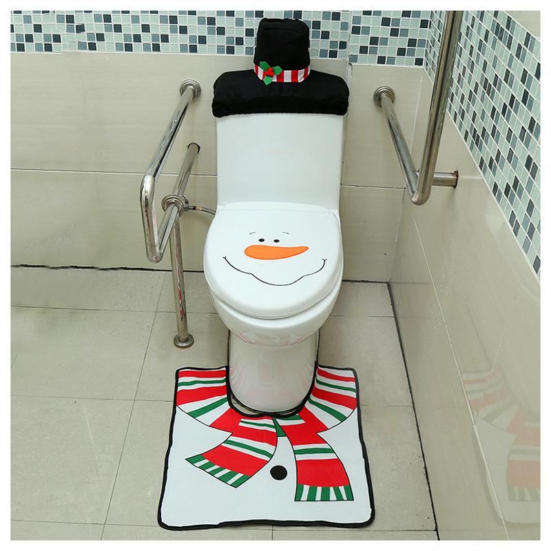 3-Pack: Christmas Fancy Christmas Home Bathroom Decor Set