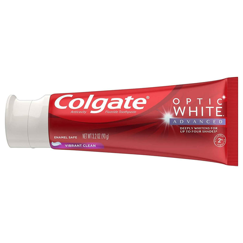 3-Pack: Colgate Optic White Advanced Teeth Whitening Toothpaste Beauty & Personal Care - DailySale