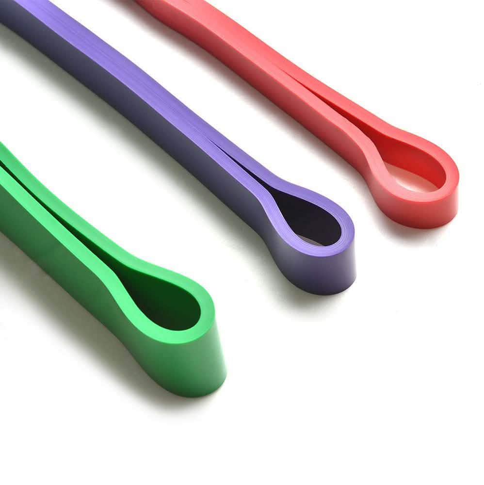 3-Pack: Exercise Resistance Loop Bands Training Belt Stretch Therapy Running Pilates Fitness - DailySale