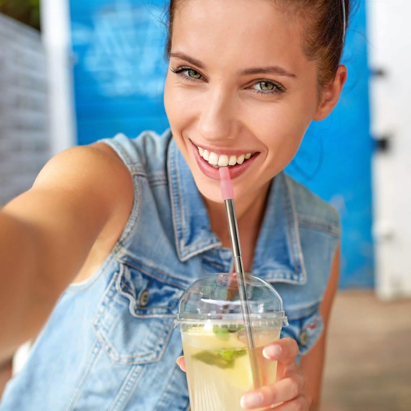 3-Pack: Expandable Steel Straw Kitchen & Dining - DailySale