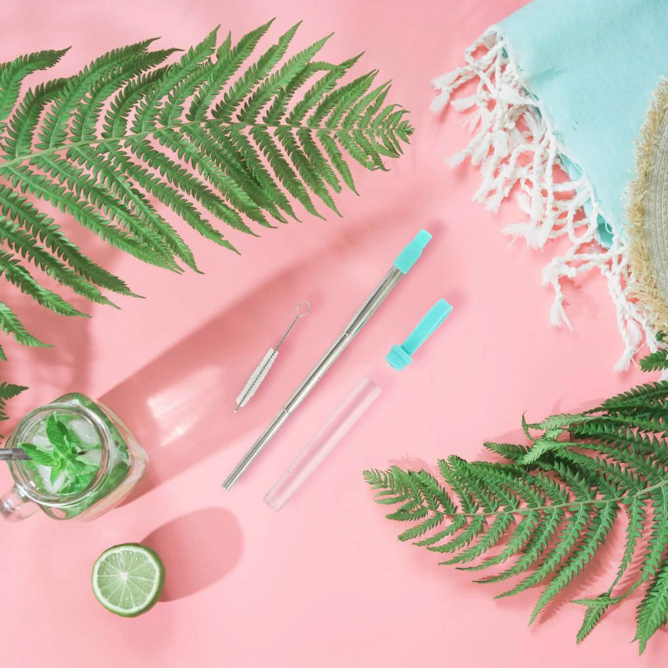 3-Pack: Expandable Steel Straw Kitchen & Dining - DailySale