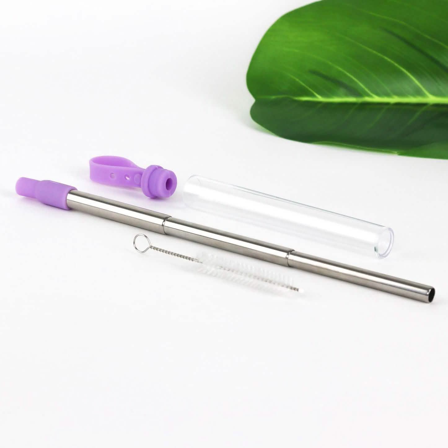 3-Pack: Expandable Steel Straw Kitchen & Dining - DailySale