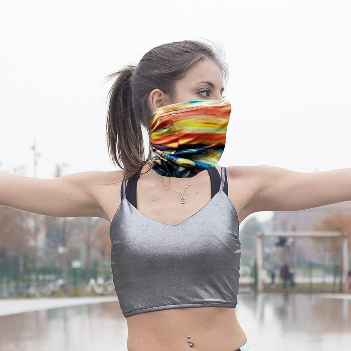 3-Pack: Famous Painting Neck Gaiter Bandana Multifunctional Scarves Face Masks & PPE - DailySale