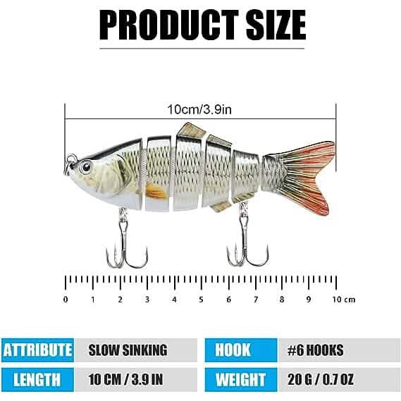 3-Pack: Fishing Lures for Bass Trout Sports & Outdoors - DailySale
