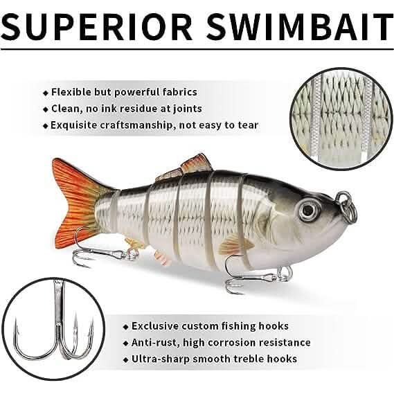 3-Pack: Fishing Lures for Bass Trout Sports & Outdoors - DailySale