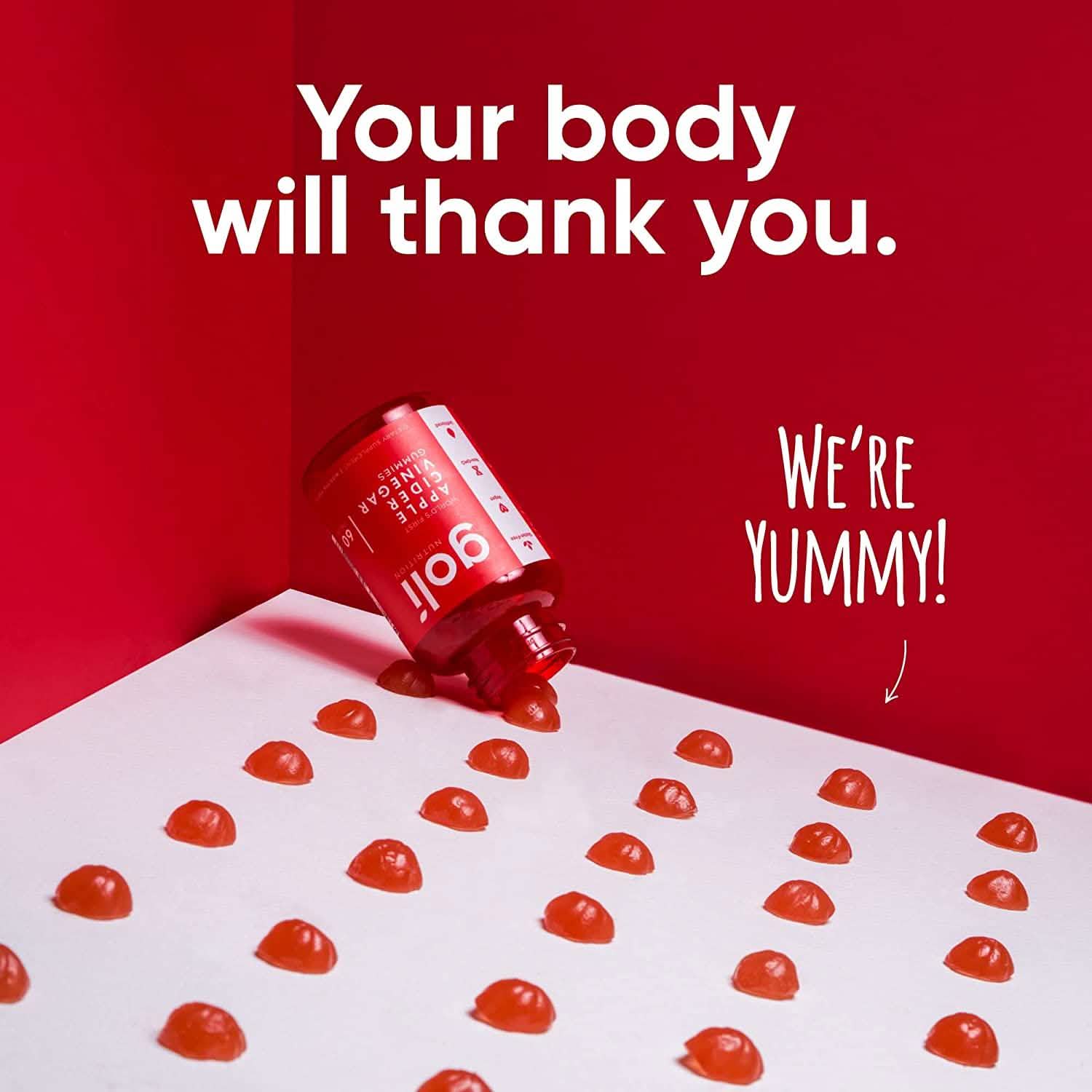 3-Pack: Goli Apple Cider Vinegar Gummy Vitamins Wellness - DailySale