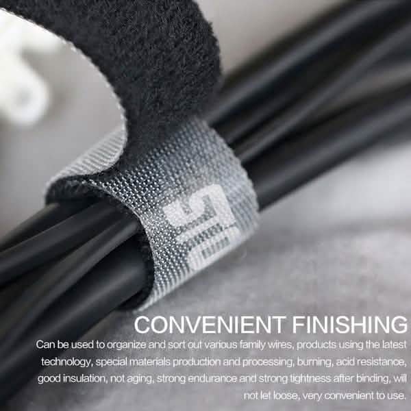 3-Pack: Hook and Loop Fastening Tape for Cable Ties Everything Else - DailySale