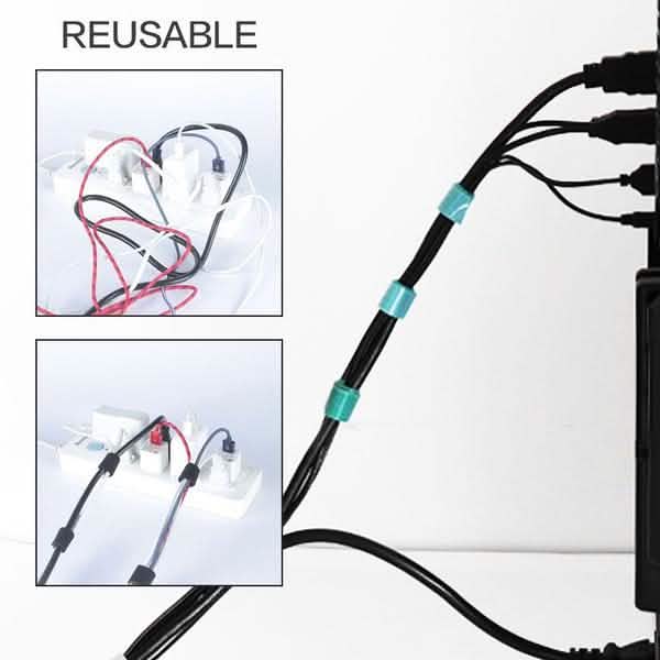 3-Pack: Hook and Loop Fastening Tape for Cable Ties Everything Else - DailySale