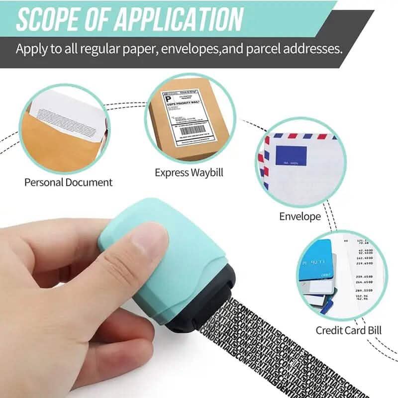 3-Pack: Identity Protection Roller Stamp Everything Else - DailySale