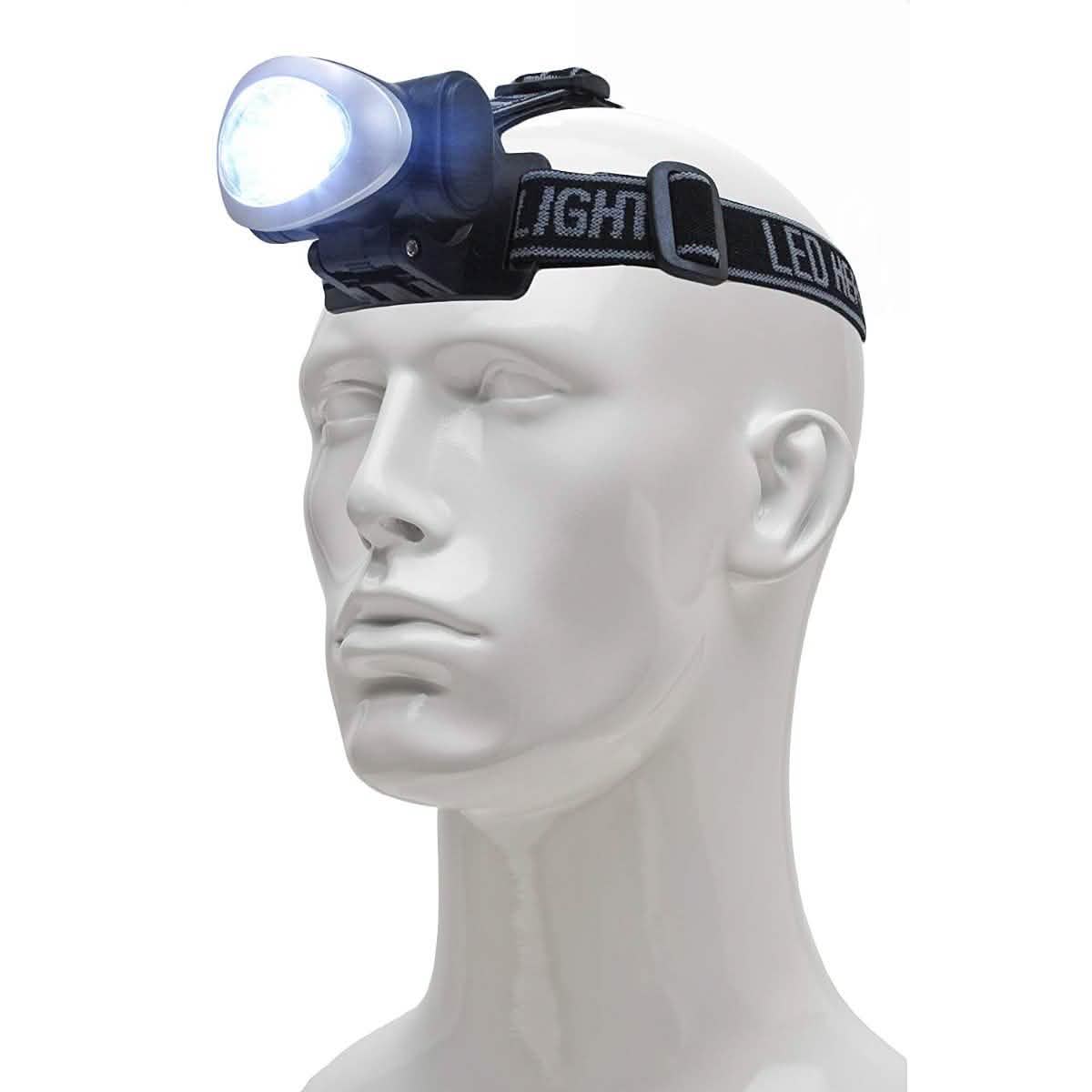 3-Pack: Impecca Water Resistant 20 Lumens 10 LED Headlamp Sports & Outdoors - DailySale