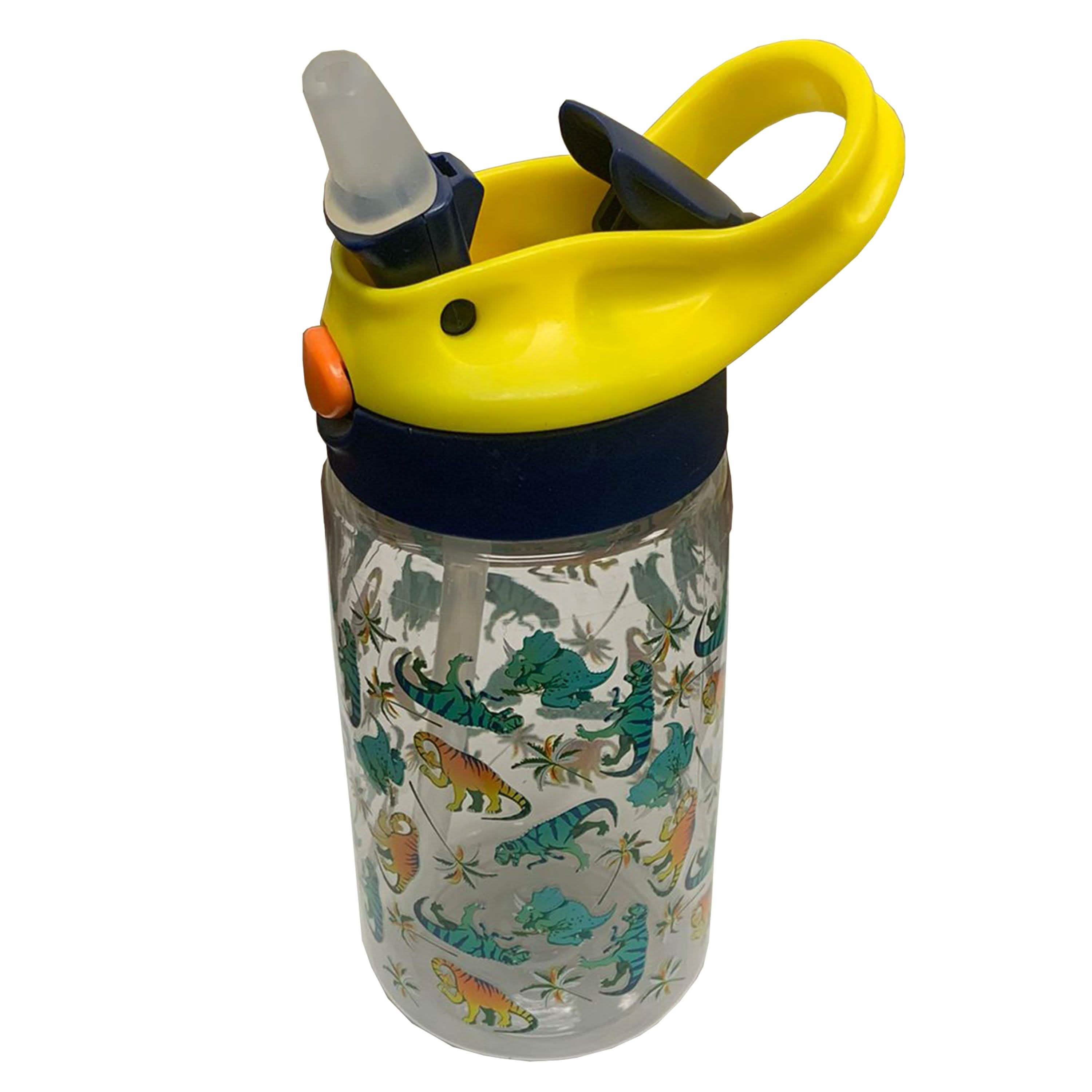 3-Pack: Kids Assorted Water Bottles with Auto Straw Sports & Outdoors - DailySale