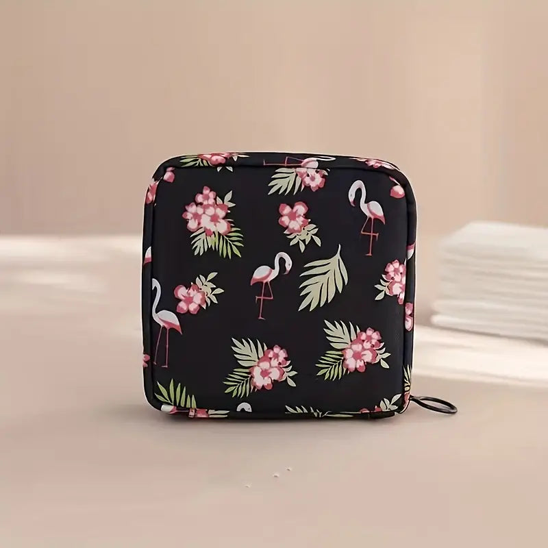 3-Pack: Large Capacity Sanitary Napkin Storage Bag Bags & Travel Flamingo - DailySale