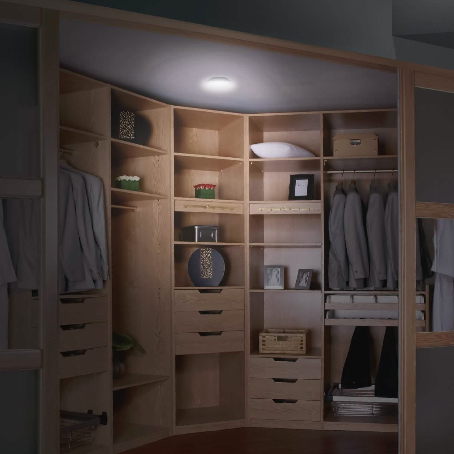 3-Pack: LED Wireless Puck Closet Lights Indoor Lighting - DailySale