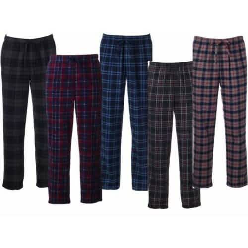3-Pack: Men's Micro Fleece Assorted Pajama Pants Men's Clothing - DailySale