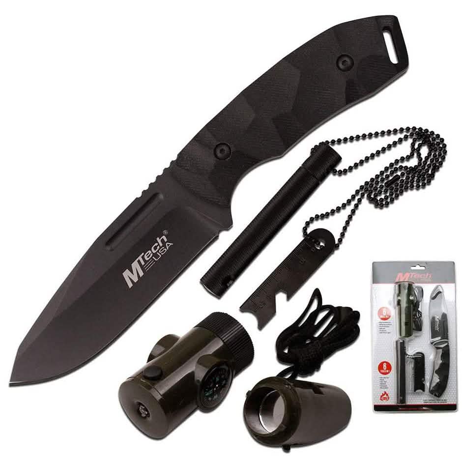 3-Pack: Mtech USA Tactical Survival Kit MT-PR-009 Tactical - DailySale