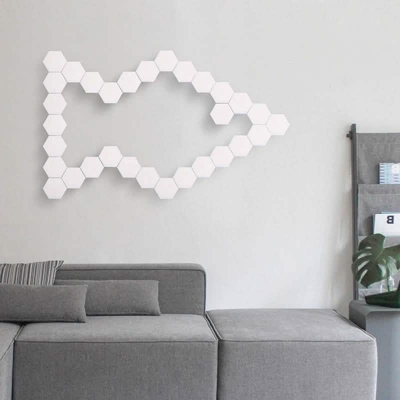 3-Pack: New Modular and Hexagonal Touch Sensitive LED Lamp Lighting & Decor - DailySale