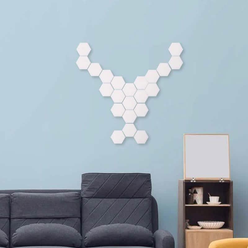 3-Pack: New Modular and Hexagonal Touch Sensitive LED Lamp Lighting & Decor - DailySale