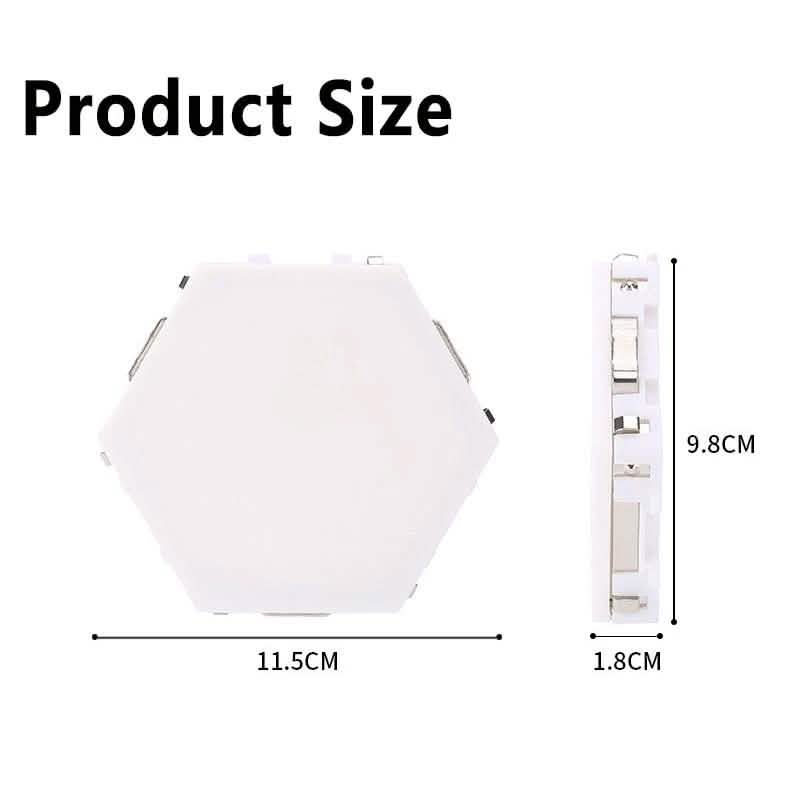 3-Pack: New Modular and Hexagonal Touch Sensitive LED Lamp Lighting & Decor - DailySale