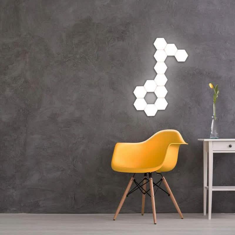 3-Pack: New Modular and Hexagonal Touch Sensitive LED Lamp Lighting & Decor - DailySale