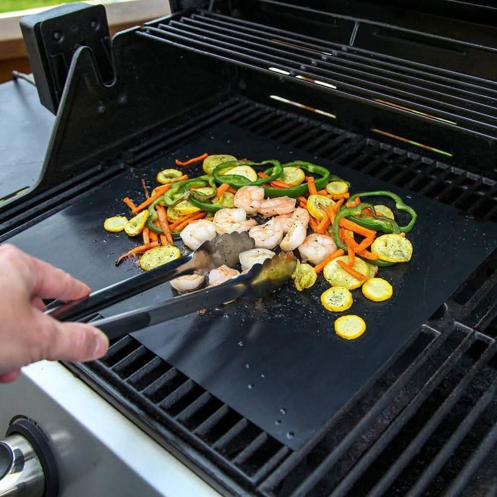 3-Pack: Non-Stick BBQ Grill Mats Kitchen & Dining - DailySale