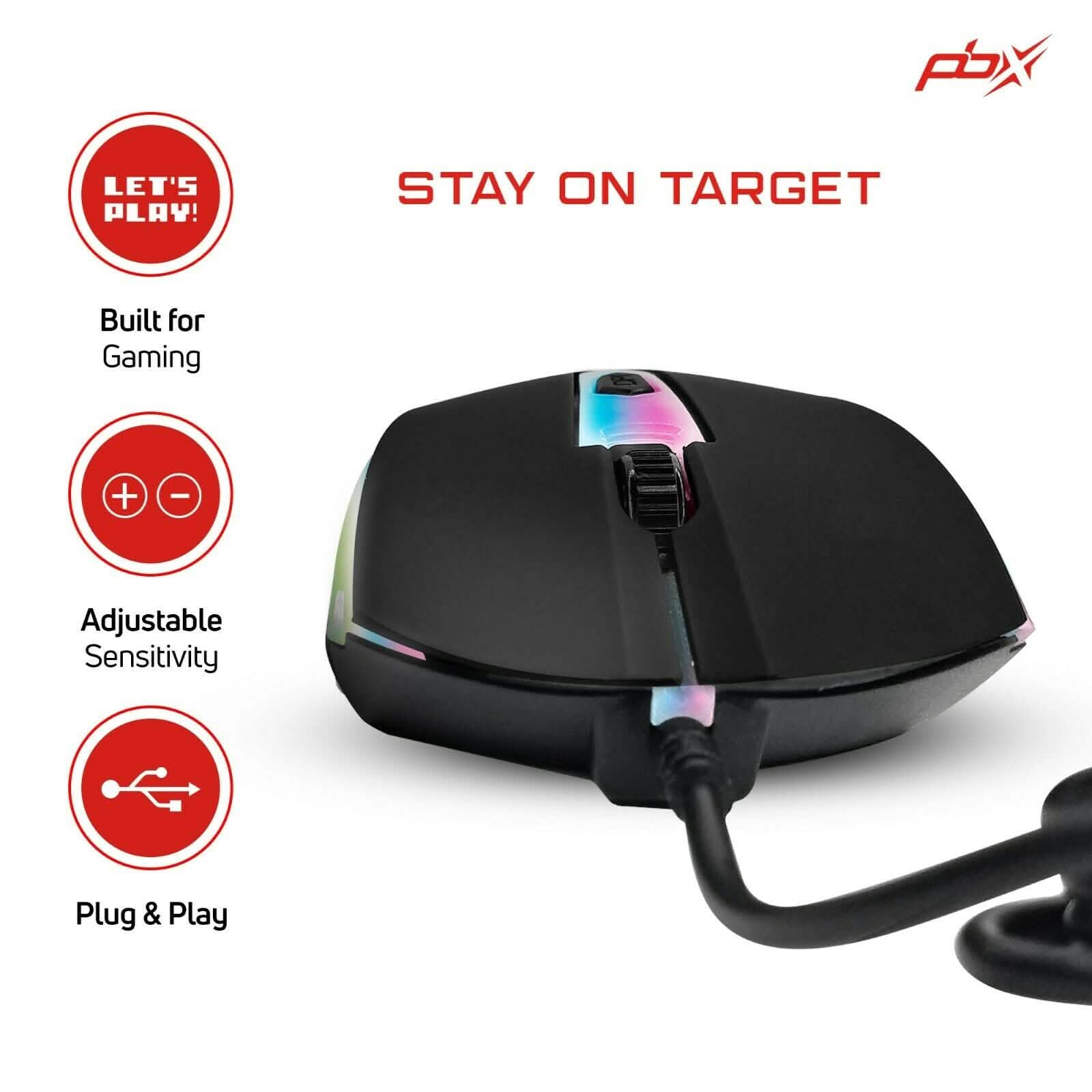 3-Pack: PBX Slayer Pro Gaming Accessories - Keyboard, Computer Mouse and Mousepad Computer Accessories - DailySale