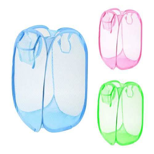 3-Pack: Pop-Up Laundry Hampers Foldable Closet & Storage - DailySale