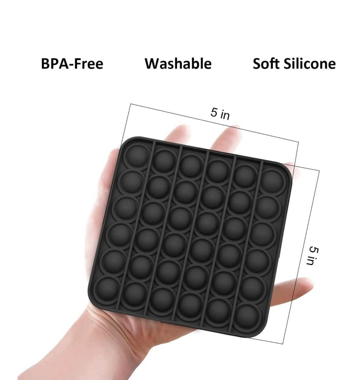 3-Pack: Push Pop Bubble Fidget Toy Toys & Games - DailySale